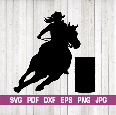 Download Free rodeo barrel racer, cowgirl svg, dxf, vector, eps, clipart, cricut Files